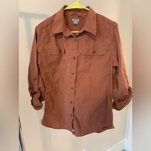 Womens large 12/14 Carhartt button up